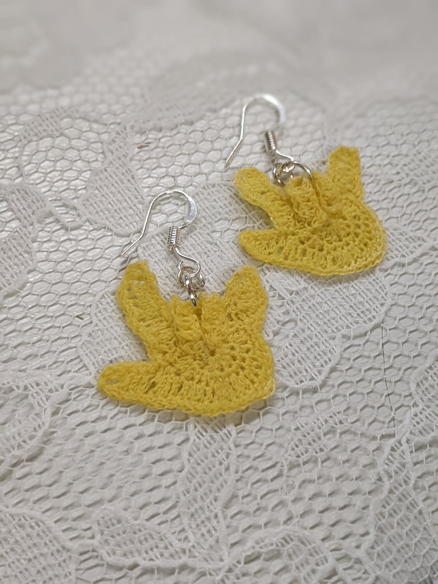 ASL "I Love You" Earrings