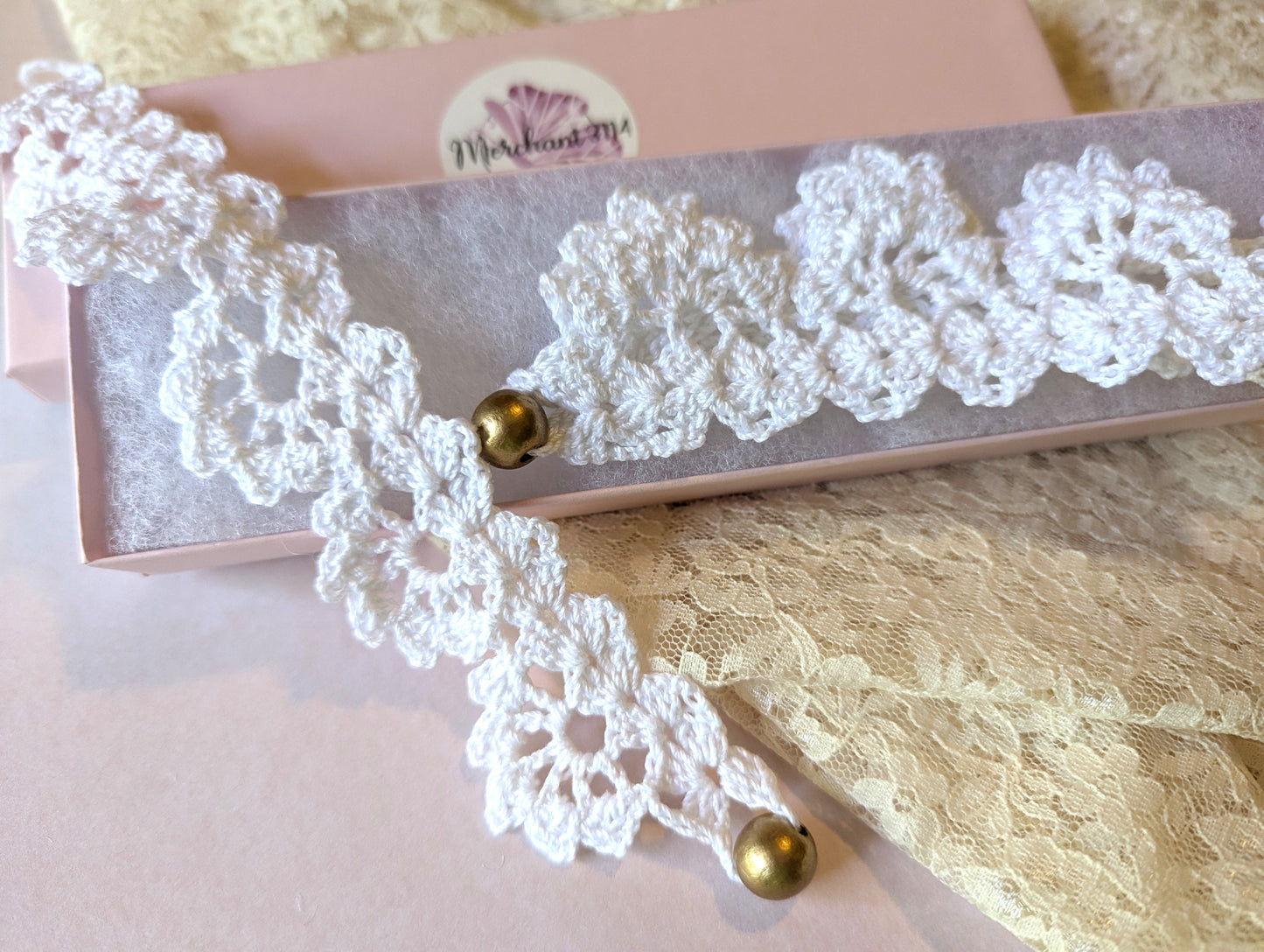 Luxe Crochet Lace Curtain Tie Backs | 10" Pair