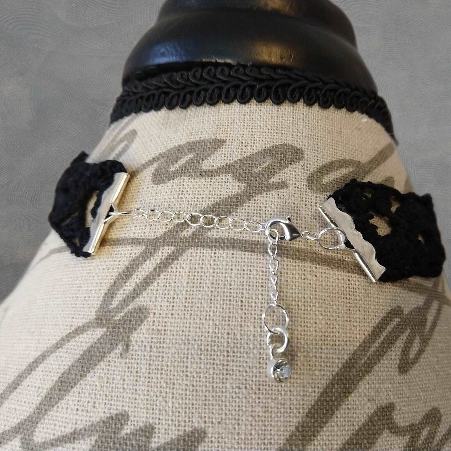 Black Lace Choker Necklace