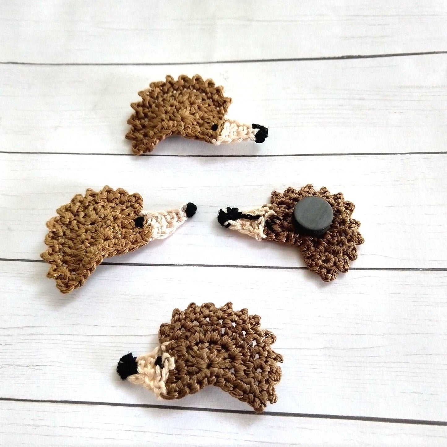 Hedgehog Crochet Magnet