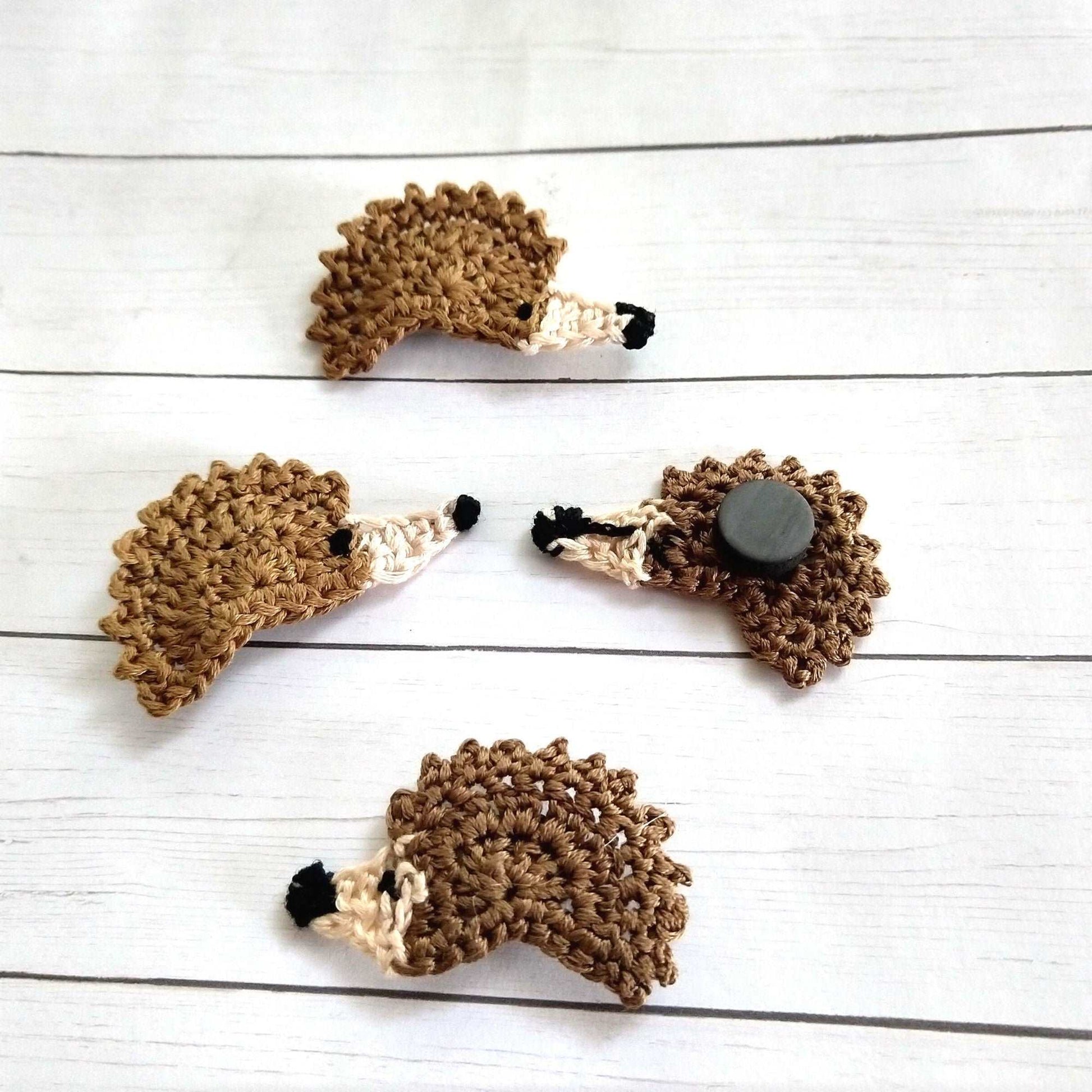 Hedgehog Crochet Magnet