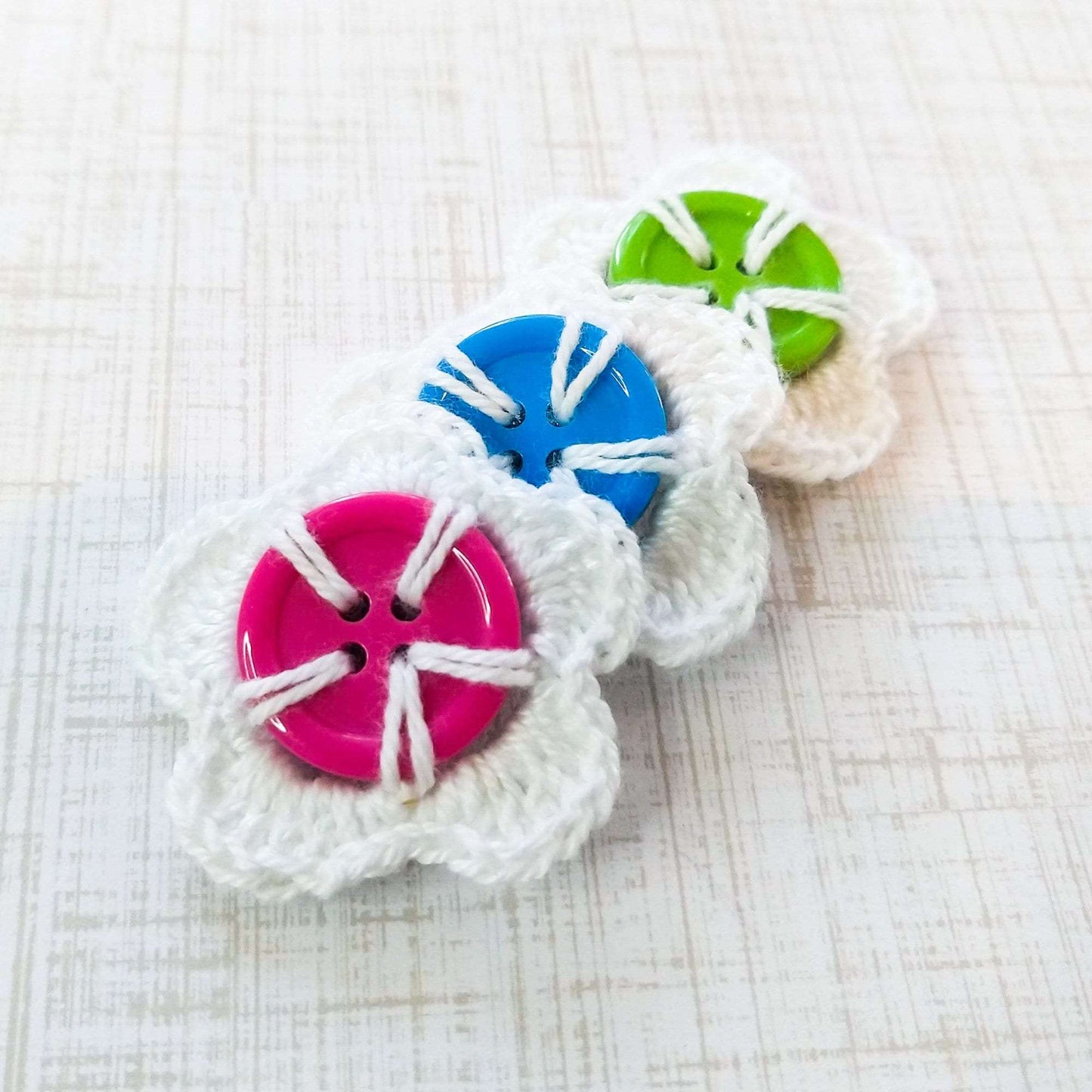 Flower Button Magnet