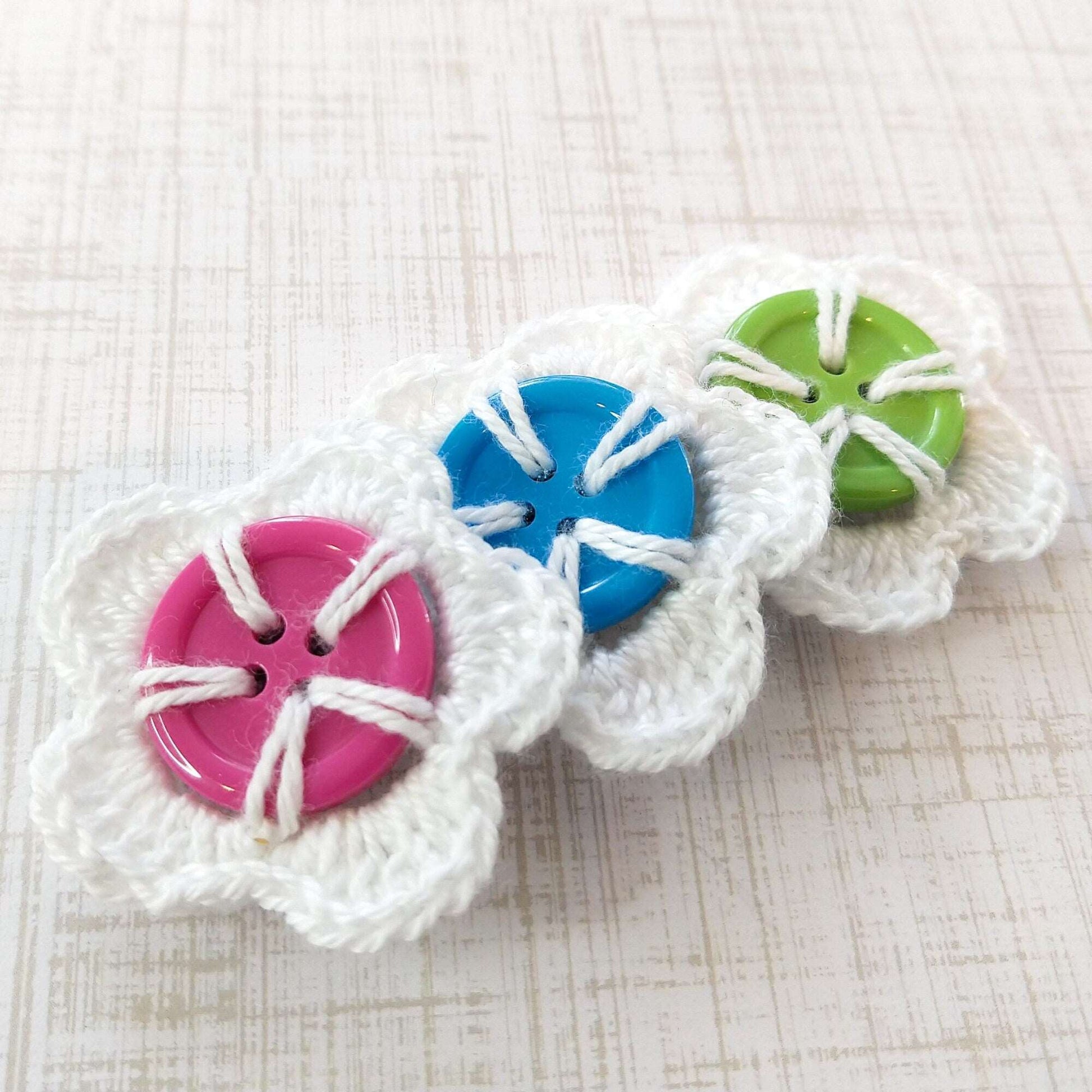 Flower Button Magnet