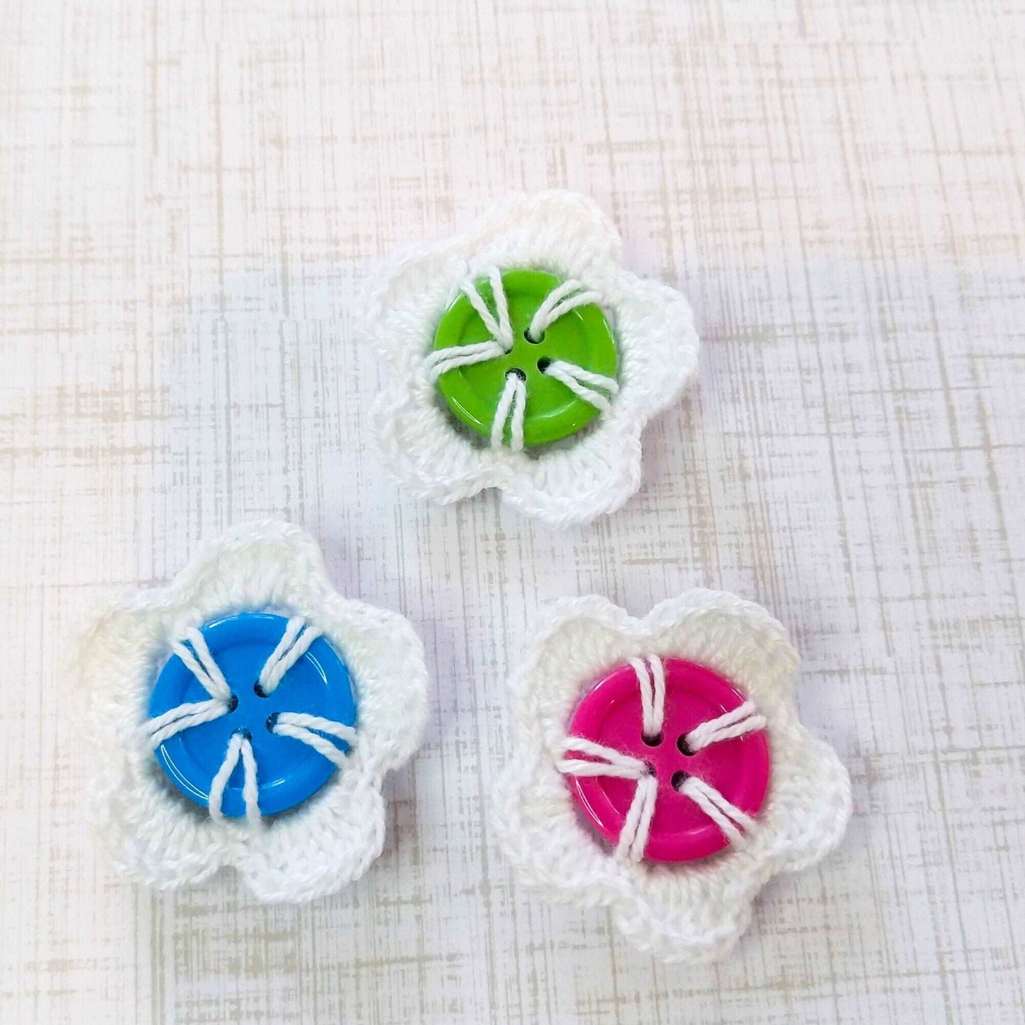 Flower Button Magnet