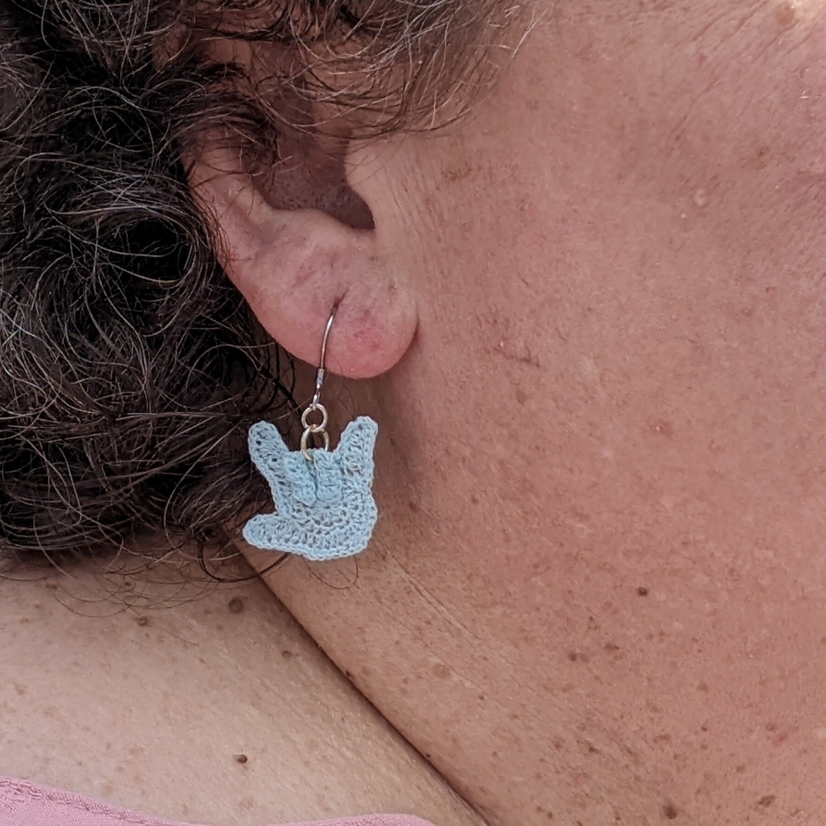 ASL "I Love You" Earrings