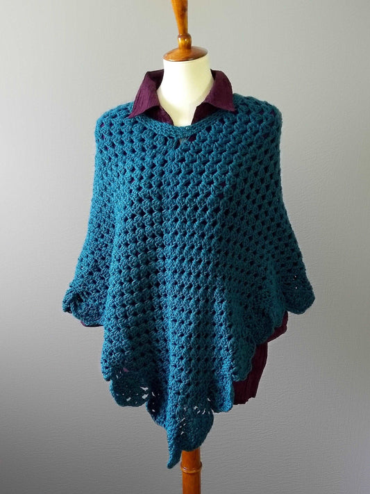 Winter Pullover Poncho