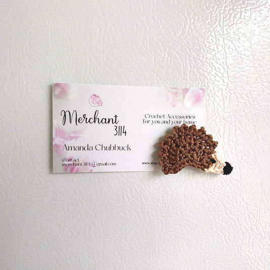 Hedgehog Crochet Magnet