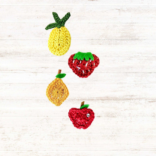 Mixed Fruit Magnet Set of 4