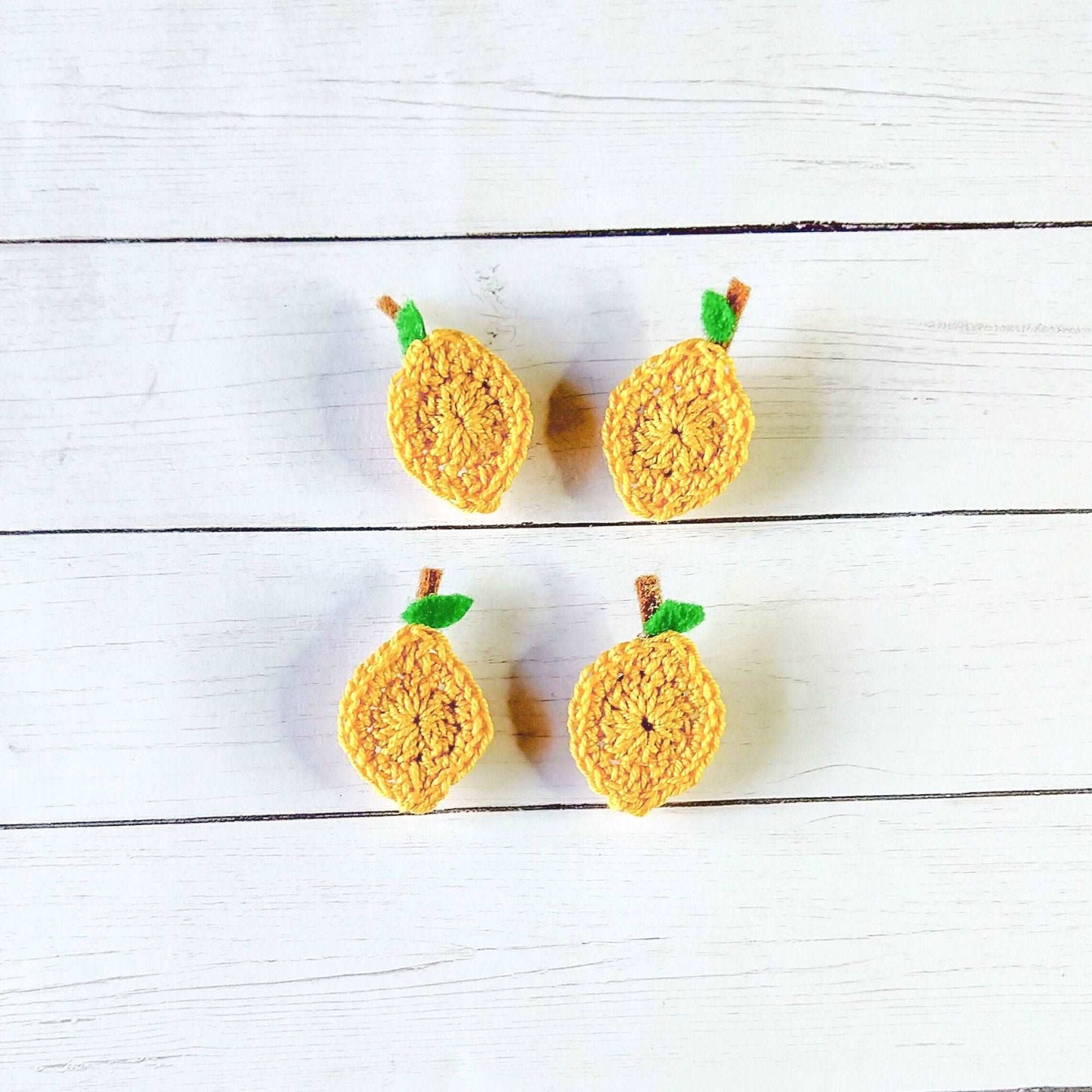 Lemon Crochet Magnet