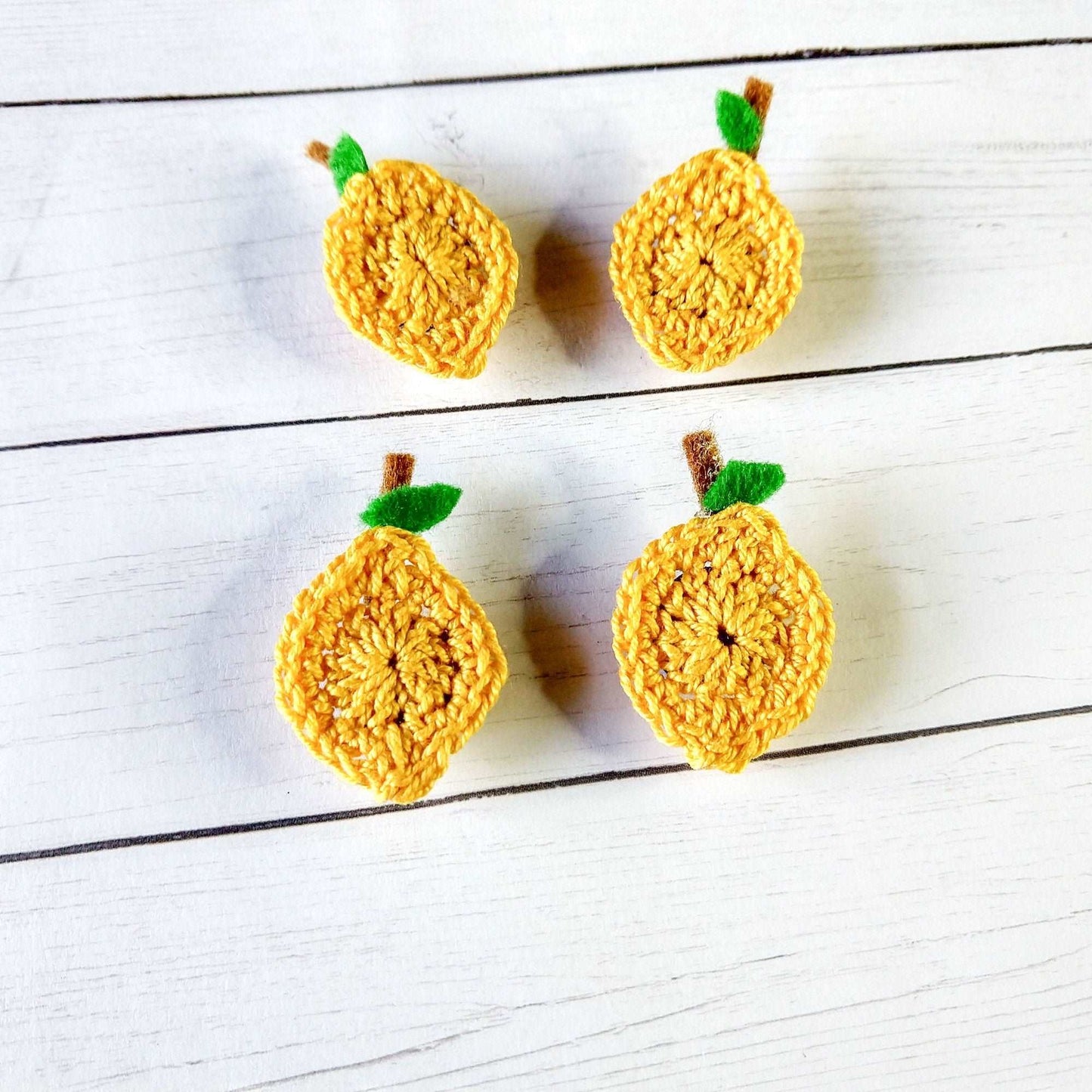 Lemon Crochet Magnet