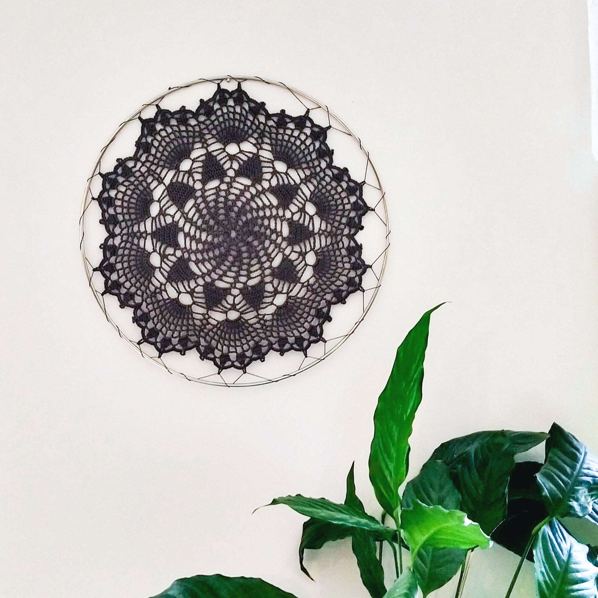 Crochet Lace Wall Hanging