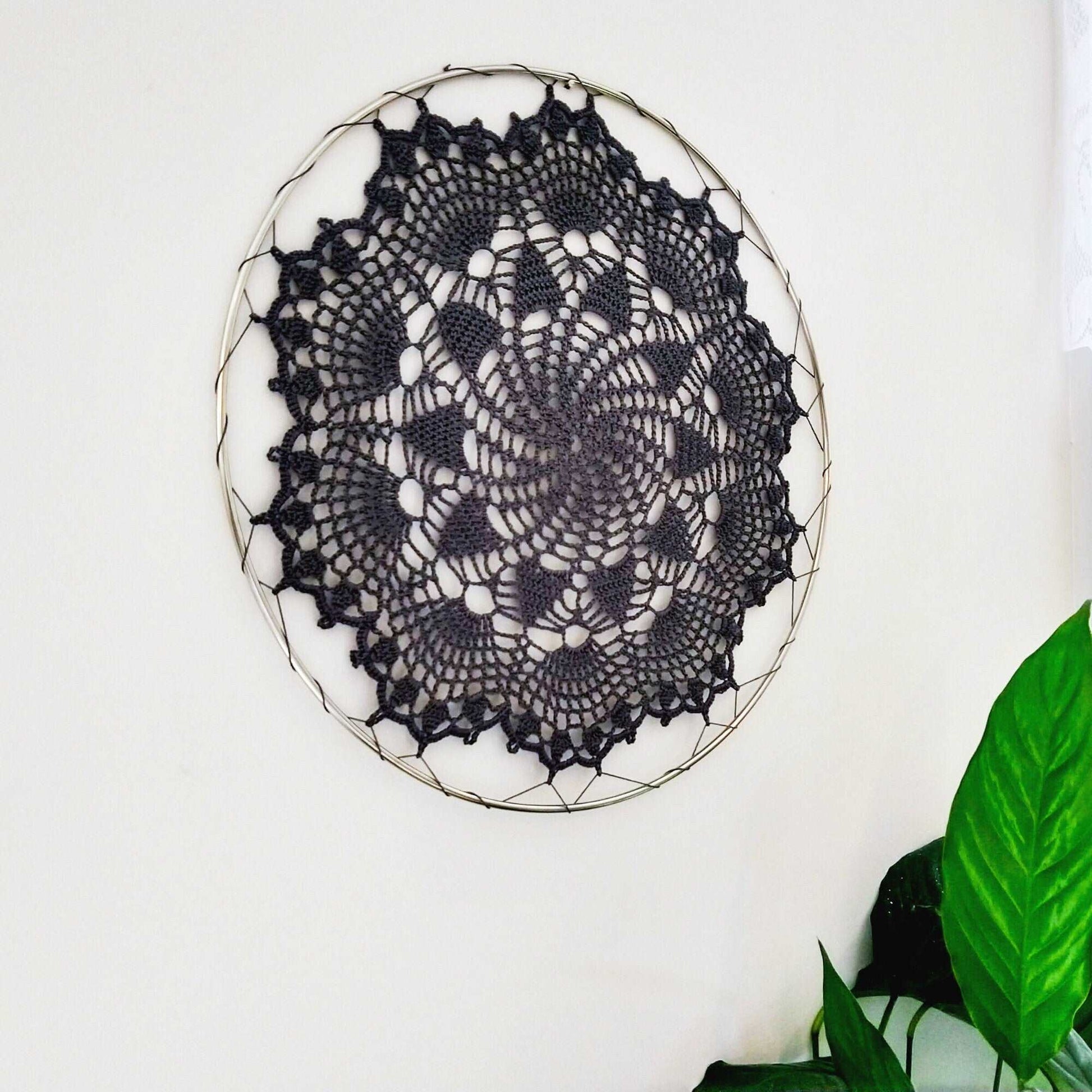 Crochet Lace Wall Hanging