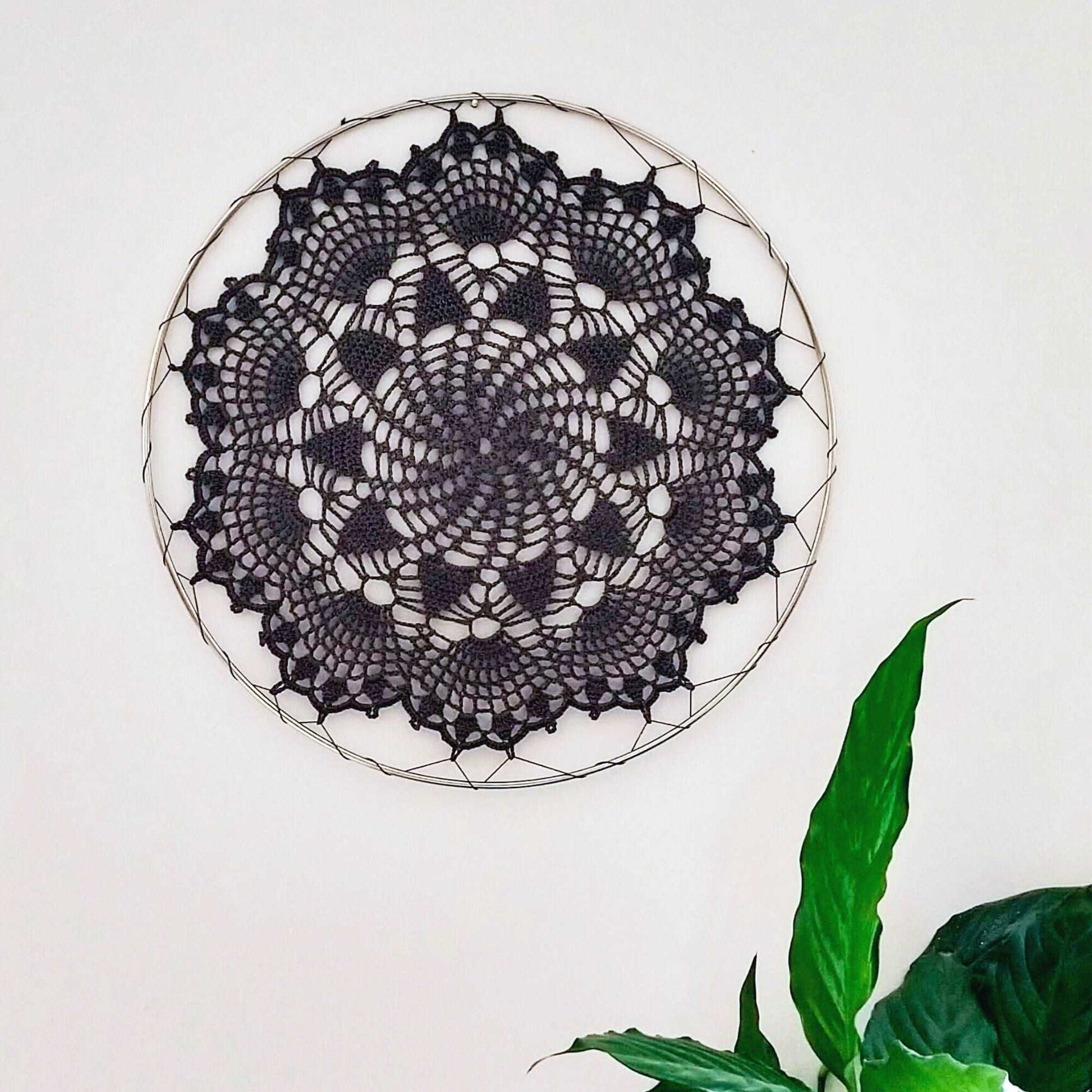 Crochet Lace Wall Hanging