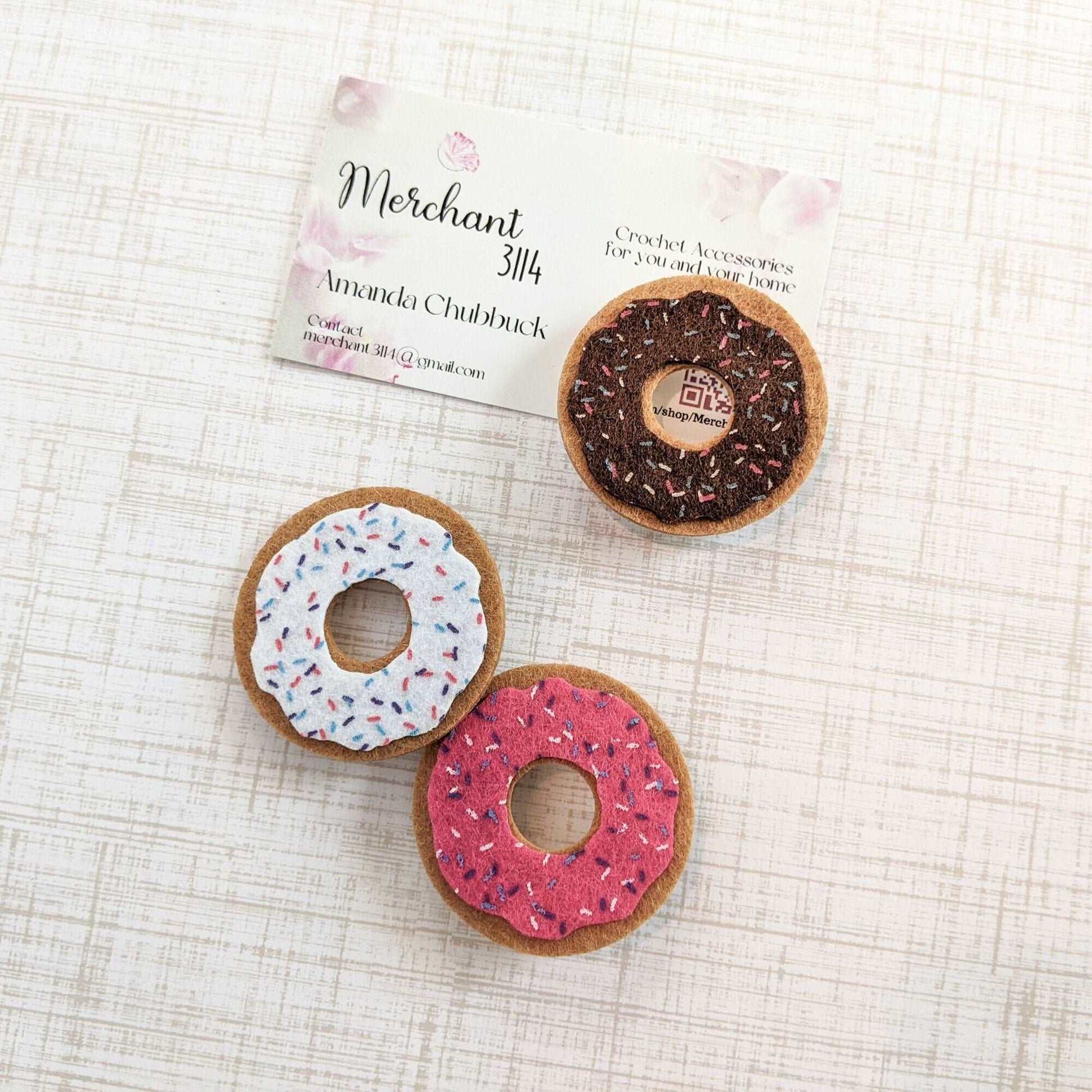 Donut Felt Magnets