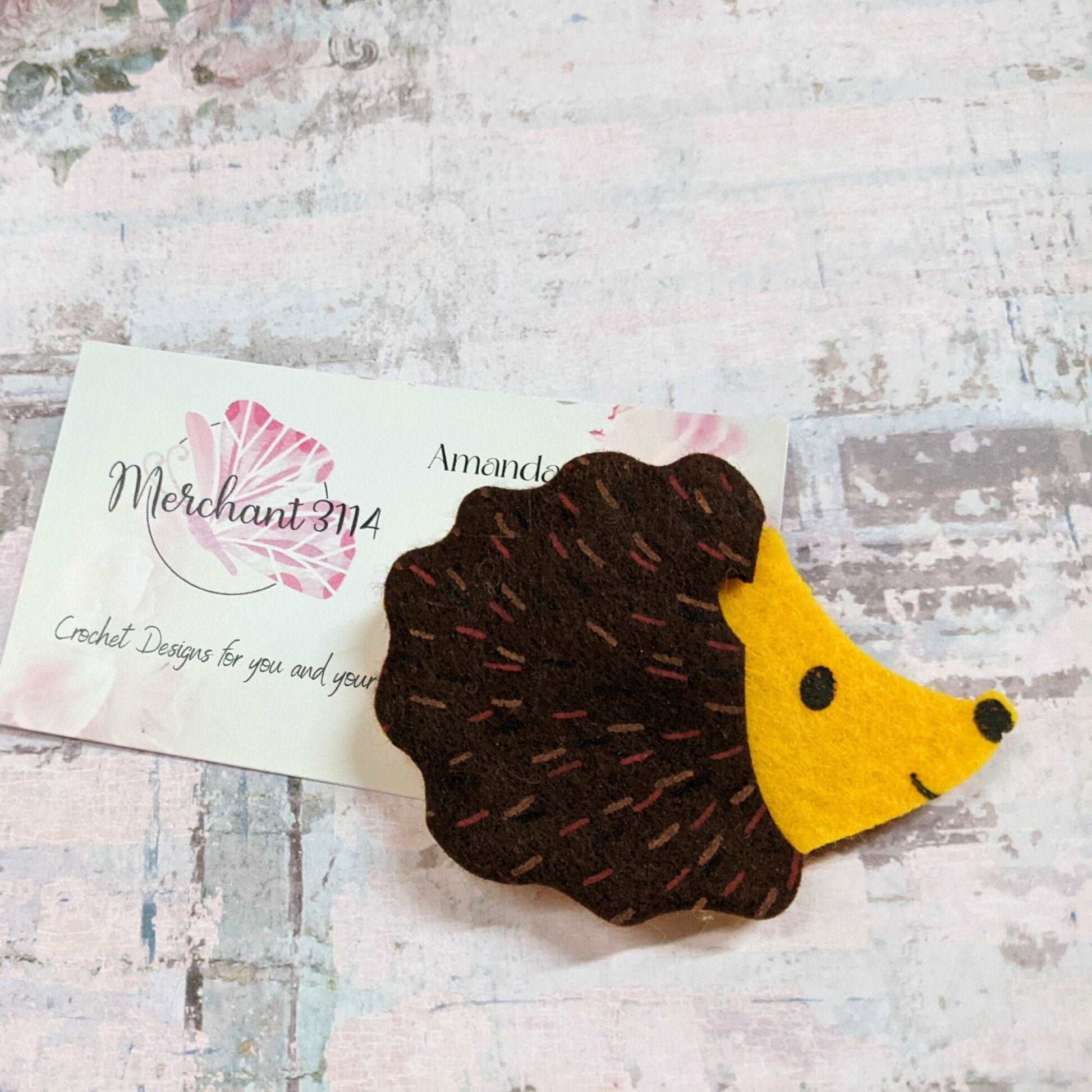 Hedgehog Felt Magnet