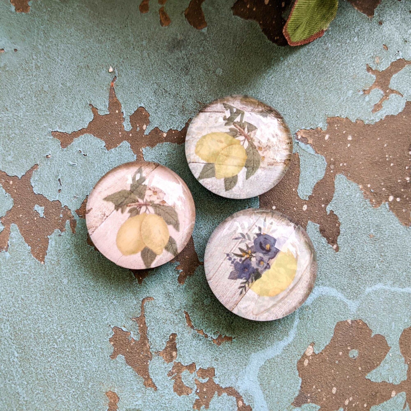 Lemon Glass Magnet - Set of 3