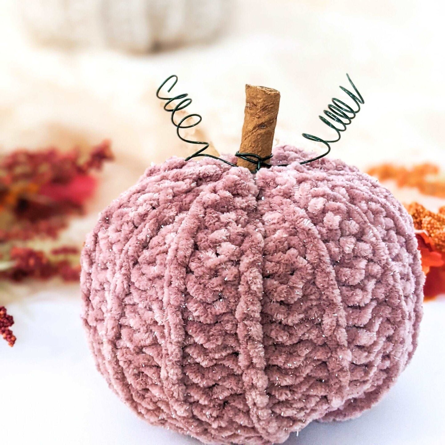 Velvet Plush Pumpkin