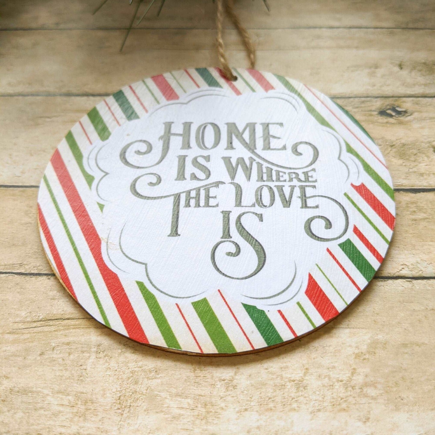 Home Is Where the Love Is" Ornament