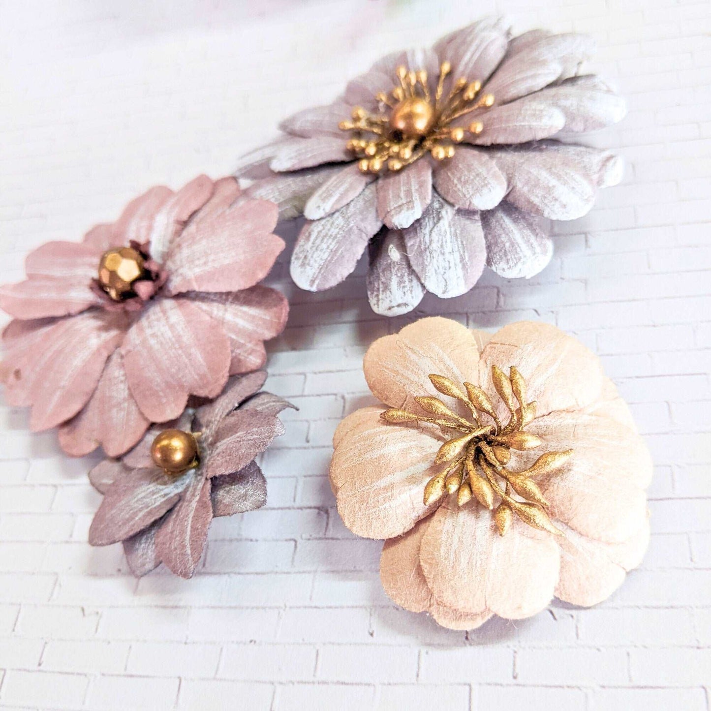 Flower fridge magnet - Set of 4