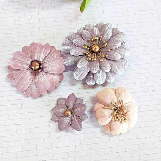 Flower fridge magnet - Set of 4