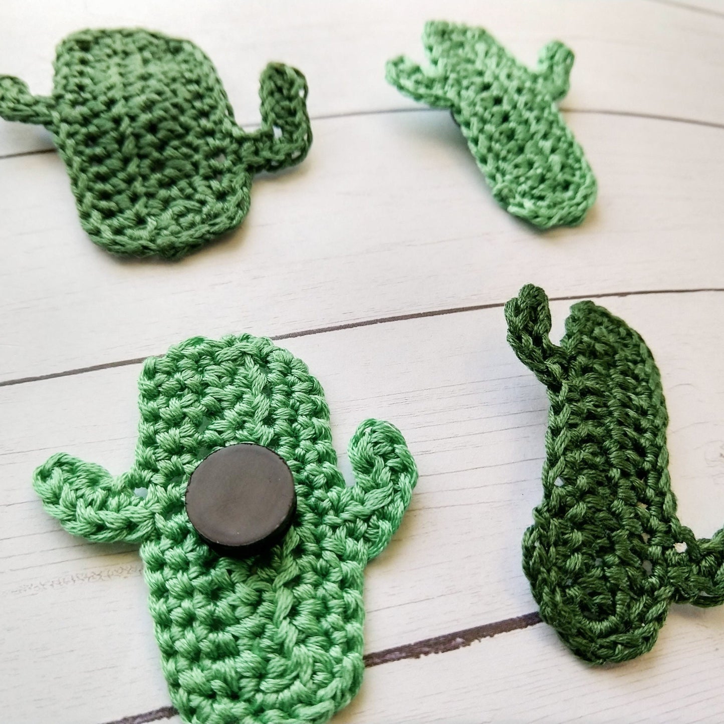 Cactus Crochet Magnet