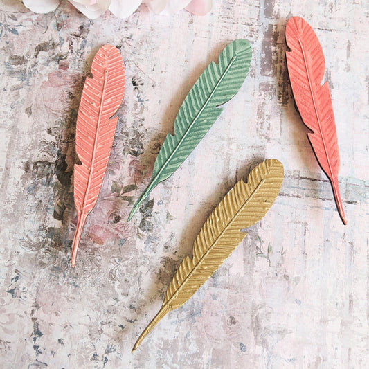 Feather Wooden  Magnet