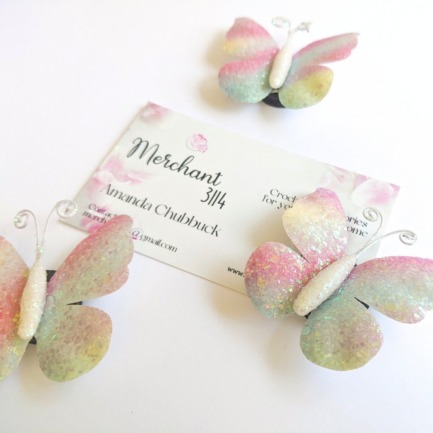 Butterfly Rainbow Magnets - Set of 3