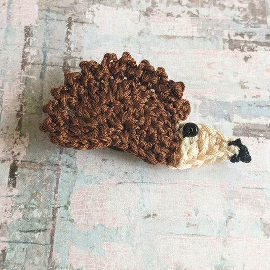 Hedgehog Crochet Magnet